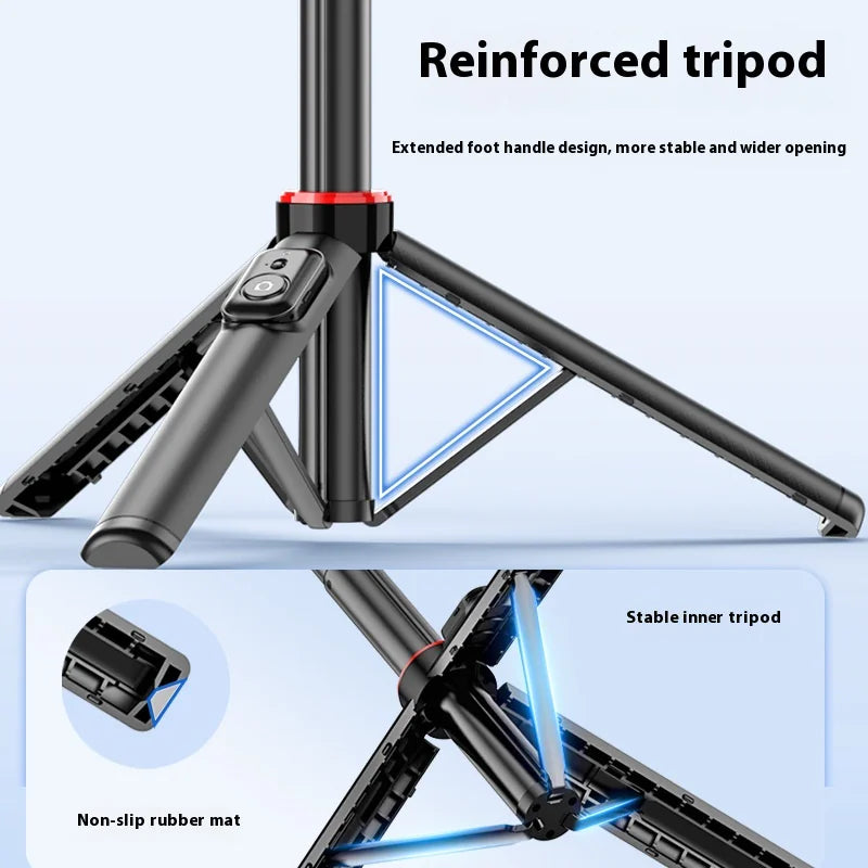 Magnetic Selfie Stick Bluetooth Tripod